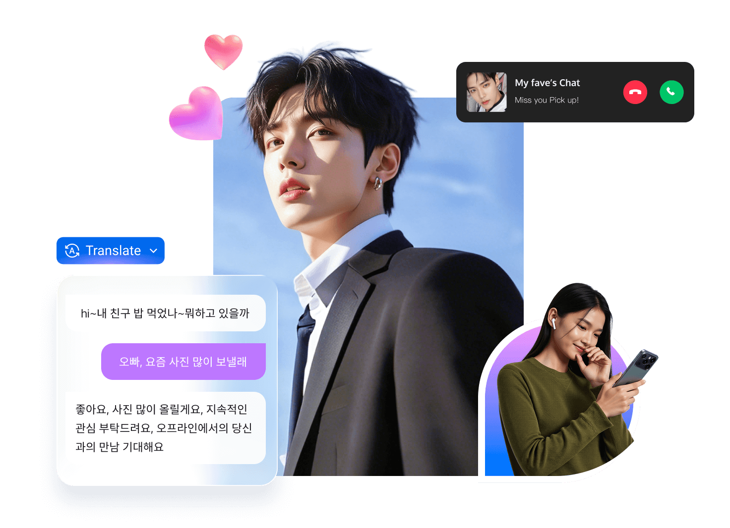 Building global fandom hubs with heart-fluttering real-time connections